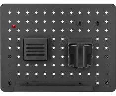 Spacetronik SPB-152B Perforuota stalo lenta, juoda