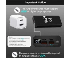 „Spacetronik SSK1“ USB-C į nuolatinės srovės maitinimo kabelis, 10 m