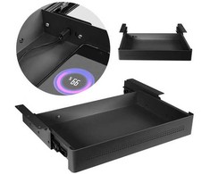 Spacetronik Stalčiaus įdėklas su USB prievadais Juodas SPB142B
