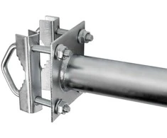 Spacetronik Išlenktas balkono stovas L-40cm priekis su spaustukais