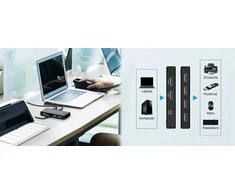 Spacetronik KVM spausdintuvo USB 2/4 jungiklis SPU-KVM02