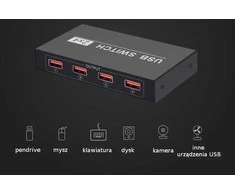 Spacetronik Jungiklis KVM USB 2/4 SPU-24PS