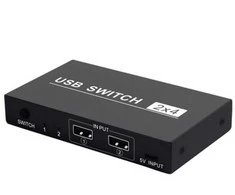 Spacetronik Jungiklis KVM USB 2/4 SPU-24PS