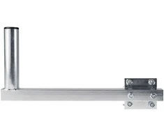 Spacetronik Universalus išlenktas balkono stiebas L-60cm skersmuo 38