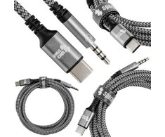 Spacetronik USB-C kabelio adapteris su 3,5 mm lizdu ir USB-C SPU-A29