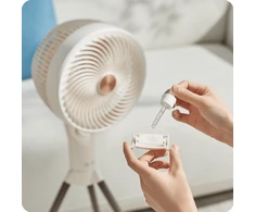 Spacetronik Ventiliatorius su aromaterapią Airpuff 3 balta