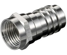 Spacetronik Crimp F kištukas HQ 7.0mm - pakuotėje 10 vnt