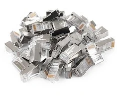 Spacetronik RJ45 kištukas kat. 5e FTP NC-RJ455FT-0 100 vnt.