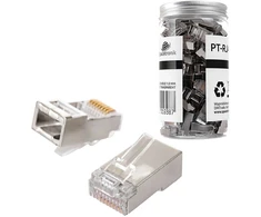 Spacetronik RJ45 tiesioginis cat5e FTP kištukas PT-RJ455FT-0 100 vnt.