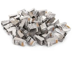 „Spacetronik“ RJ45 praėjimo kištukas cat6 FTP PT-RJ456FT-11 100 vnt.