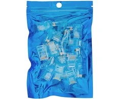 Spacetronik RJ45 kištukas, pralaidumas, kat.6 UTP PT-RJ456UT-1, 25 vnt.
