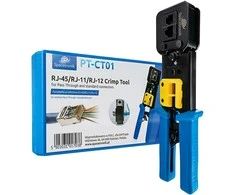 „Spacetronik“ užspaudimo įrankis RJ45 / RJ12 / RJ11 (PT-CT01)