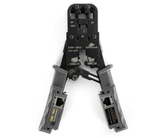 Spacetronik RJ45/RJ12/RJ11 užspaudimo replės su LAN testeriu NT-CT04