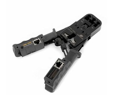 Spacetronik RJ45/RJ12/RJ11 užspaudimo replės su LAN testeriu NT-CT04