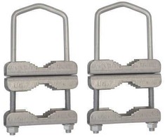 Stojaki Maszty Antenos stiebo jungties spaustukai - 2 vnt. rinkinys