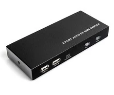Jungiklis KVM USB + DP 2/1 Spacetronik SPD-KVM02