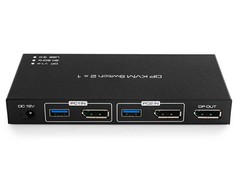 Jungiklis KVM USB + DP Spacetronik SPD-KVM23 8K 60Hz