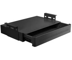 Spacetronik SPB174B juodas stalčius su USB prievadais