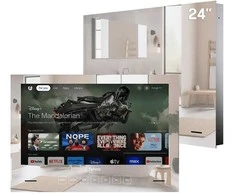 Sylvox Kontech Televizorius lustro zabudowa vonios 24" Smart TV