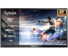Sylvox Kontech „Sylvox Deck Pro 2.0“ 75 colių 4K lauko televizorius