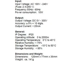 LED ir foninio apšvietimo testeris nuo 0 iki 300 V PeakTech 5002