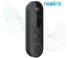 „Smart 2K Reolink“ su baterija, juodas WiFi vaizdo domofonas