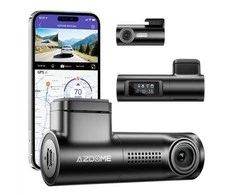 4K 2 kanalų WiFi GPS AZDOME M330 Max vaizdo registratorius