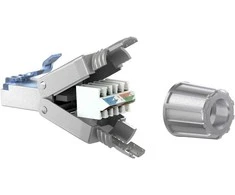 RJ45 8P8C CAT6A STP susuktas tinklo kištukas Goobay
