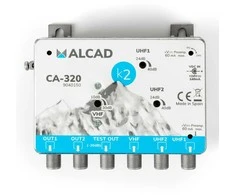 ALCAD CA-320 kelių juostų TV stiprintuvas 24V 40dB