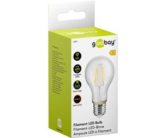 LED FILAMENT lemputė 4W E27 2700K lemputė Goobay E