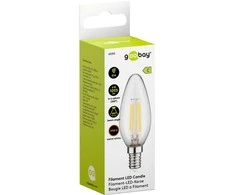 Żarówka LED FILAMENT 6W E14 2700K Candle Goobay C