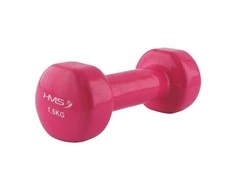 Hantelis dengtas vinilu 1 5kg