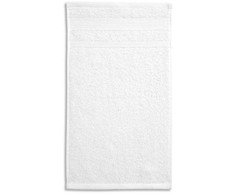 Ekologiškos Medvilnės Rankšluostis Voniai Malfini Organic Baltas 70x140cm.