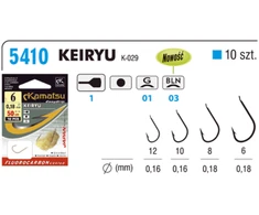 Kabliukai Su Pavadėliu KAMATSU Keiryu Fc 50cm Nr. 12