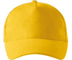 Kepurė su Snapeliu MALFINI 5P 307 Unisex, Geltona 340g/m2