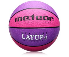 Krepšinio Kamuolys METEOR Layup #4, Rožinis