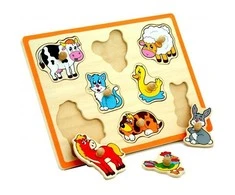 Medinė Dėlionė Farm Viga Toys