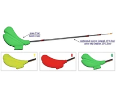 Meškerėlė Žieminė AKARA HL-TC-3, Ilgis 70cm, Geltona Rankenėlė