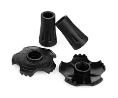 Trekingo lazdos Spokey Zion 929460, pilka/juoda