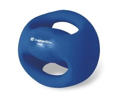 Medicininis kamuolys su rankenomis inSPORTline GrabMe 4kg