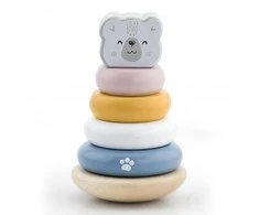 Viga Toys Edukacinė piramidė - Baltasis lokys B. VIGA