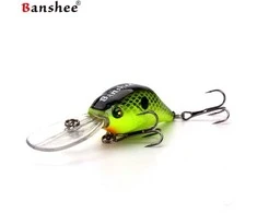 Vobleris Banshee Crankbait 50mm 10g VC07 Chartreuse Juodas Shad, Plūdrus