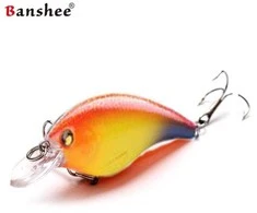 Vobleris Banshee Crankbait Bass 60mm 10g VC01 Raudona Back, Plūdrus