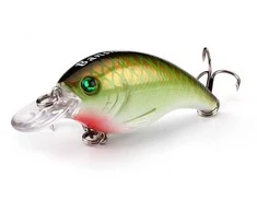 Vobleris Banshee Crankbait Bass 60mm 10g VC01 Golden Spot Ayu, Plūdrus