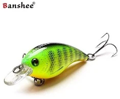 Vobleris Banshee Crankbait Bass 60mm 10g VC01 Bitter Lime Perch, Plūdrus