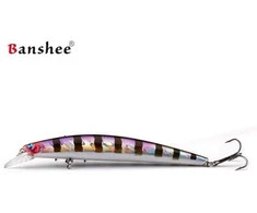 Vobleris Banshee Minnov 115mm 10g VM01 Gloomy Gill, Plūdrus