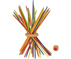 Goki Medinis žaidimas Mikado su žiedu ir kauliuku