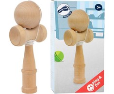Small Foot KENDAMA žaislas, MEDINIS ŽAIDIMAS VAIKAMS, PUIKI DOVANA VAIKAMS SFD