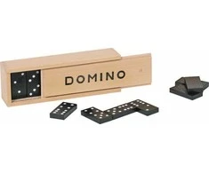 Goki Domino žaidimas medinėje dėžutėje (28 detalės)