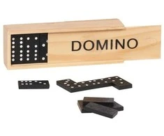Goki Domino žaidimas medinėje dėžutėje (28 detalės)